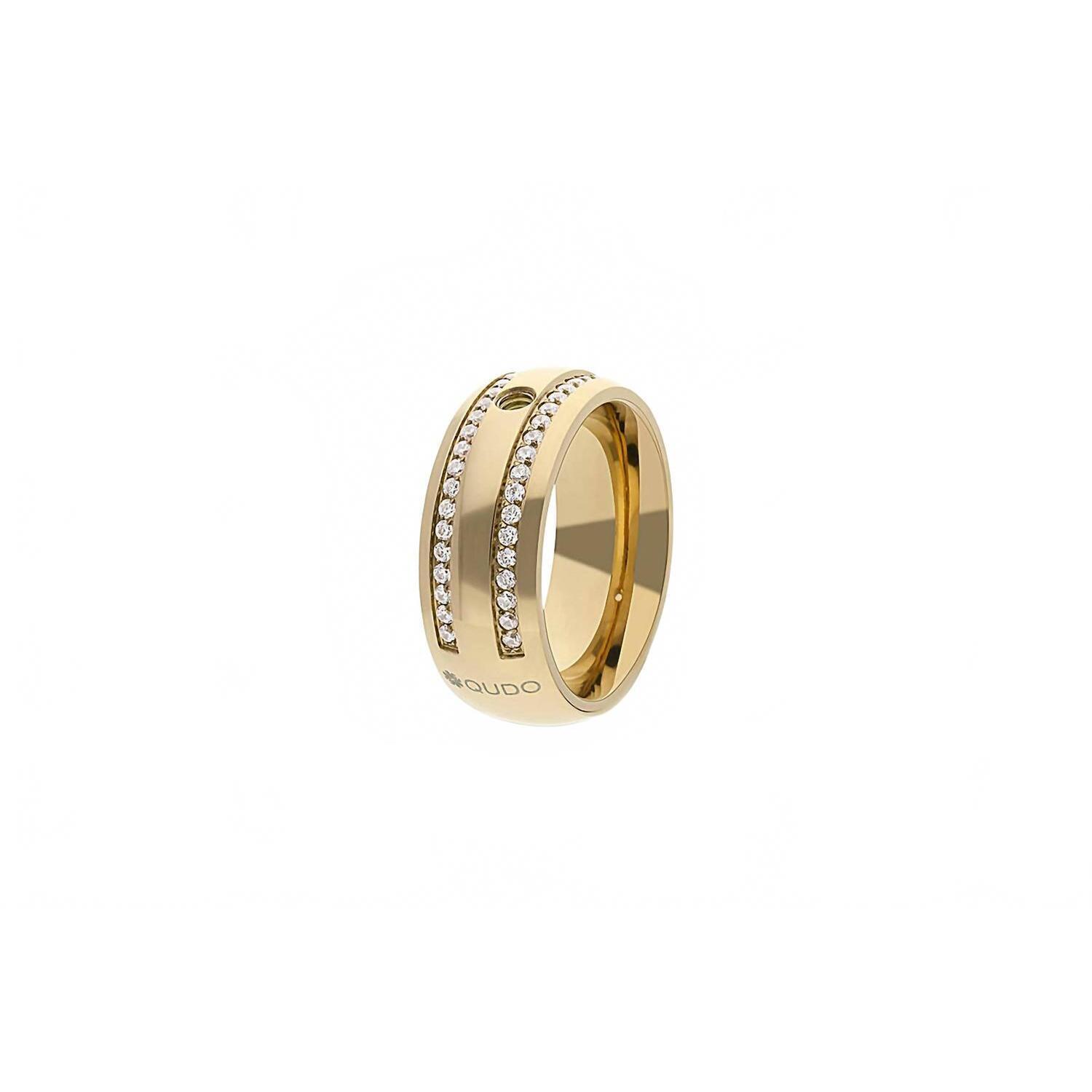 New Qudo Women's Lecce Basic Ring In Gold